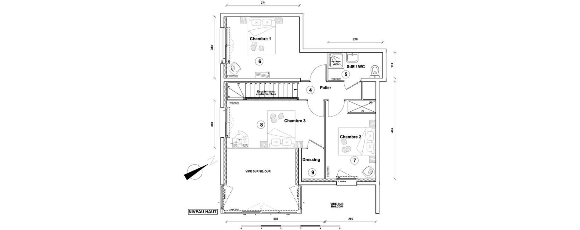 Duplex T4 de 85,00 m2 &agrave; Athis-Mons Centre