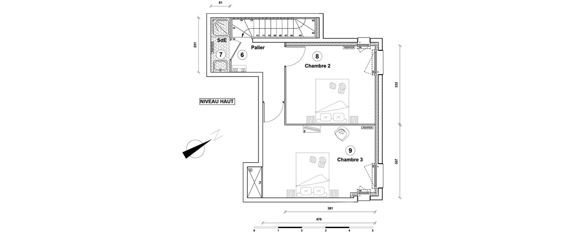 Duplex T4 de 87,80 m2 &agrave; Athis-Mons Centre