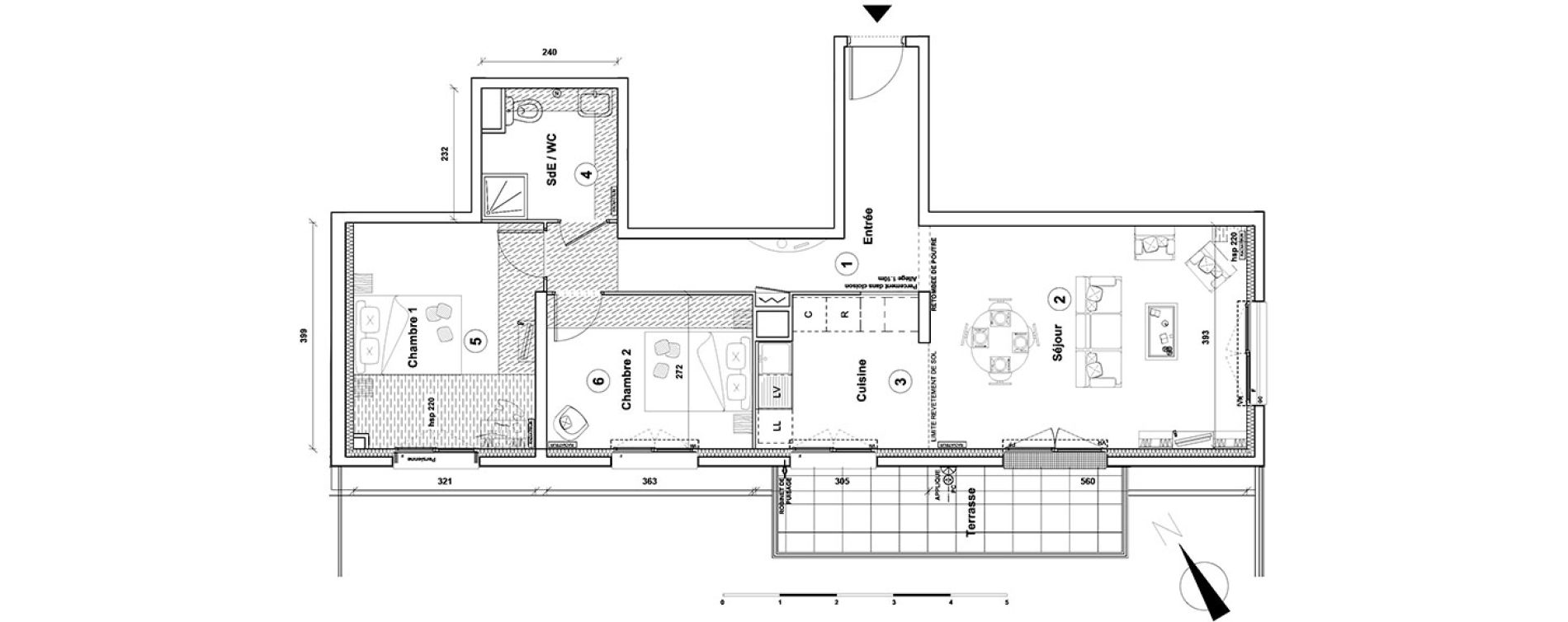 Appartement T3 de 69,70 m2 &agrave; Athis-Mons Centre