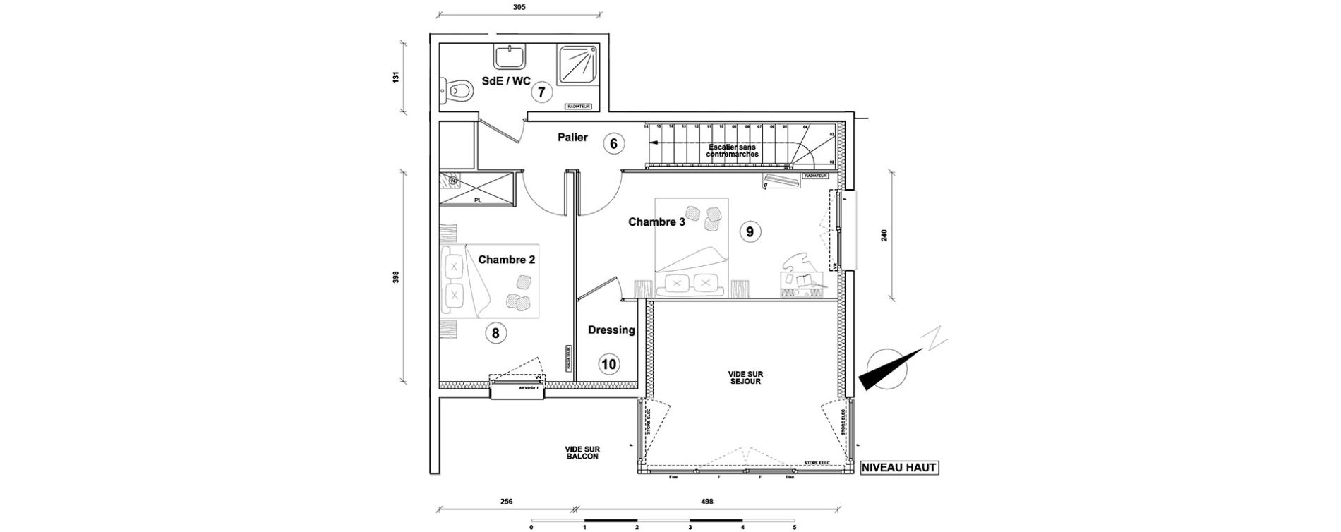 Duplex T4 de 93,10 m2 &agrave; Athis-Mons Centre