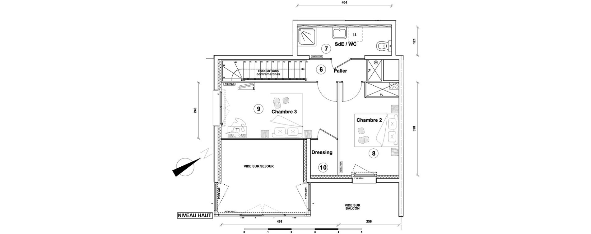 Duplex T4 de 89,50 m2 &agrave; Athis-Mons Centre