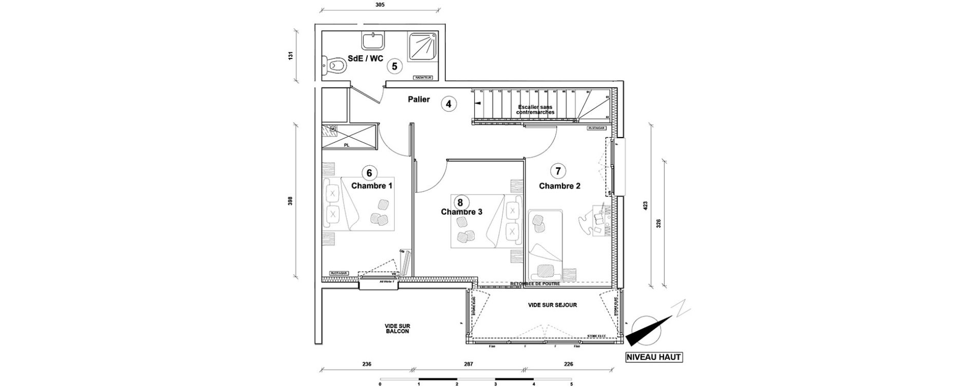 Duplex T4 de 78,10 m2 &agrave; Athis-Mons Centre