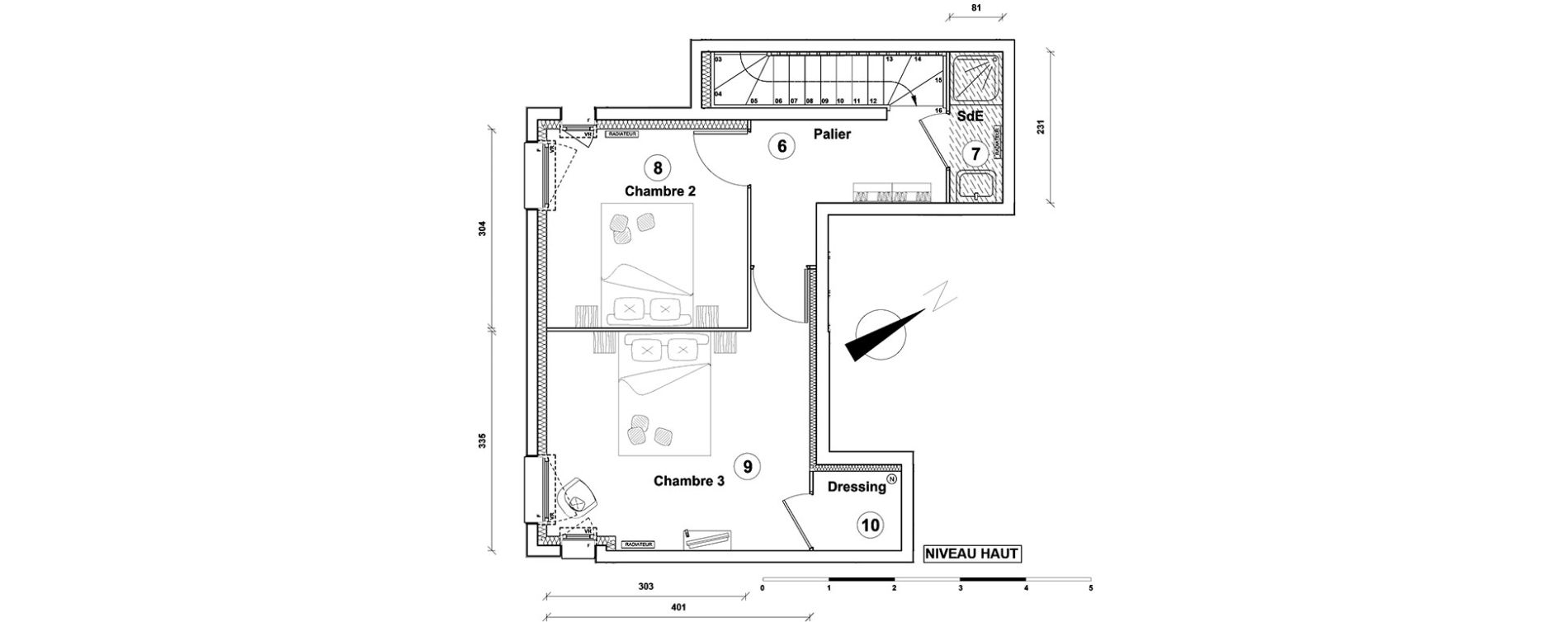 Duplex T4 de 81,20 m2 &agrave; Athis-Mons Centre