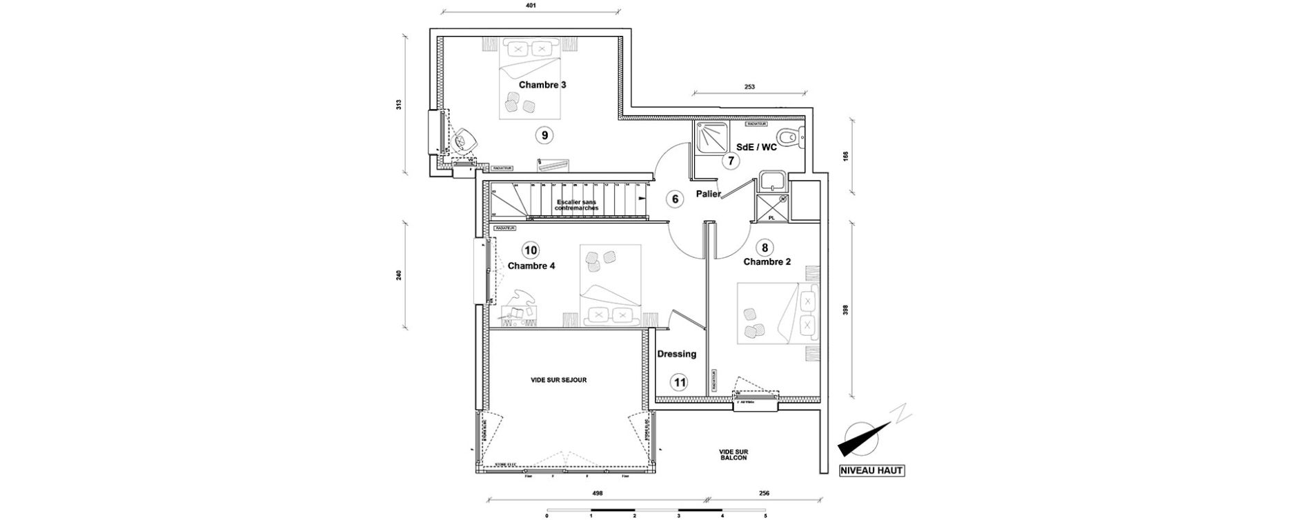 Duplex T5 de 102,30 m2 &agrave; Athis-Mons Centre