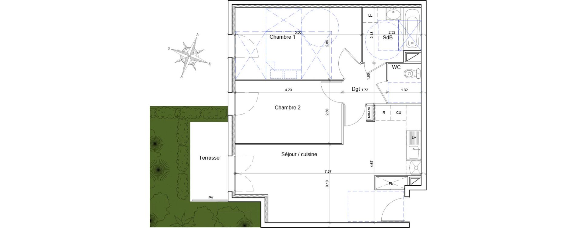 Appartement T3 de 59,00 m2 &agrave; Athis-Mons Centre