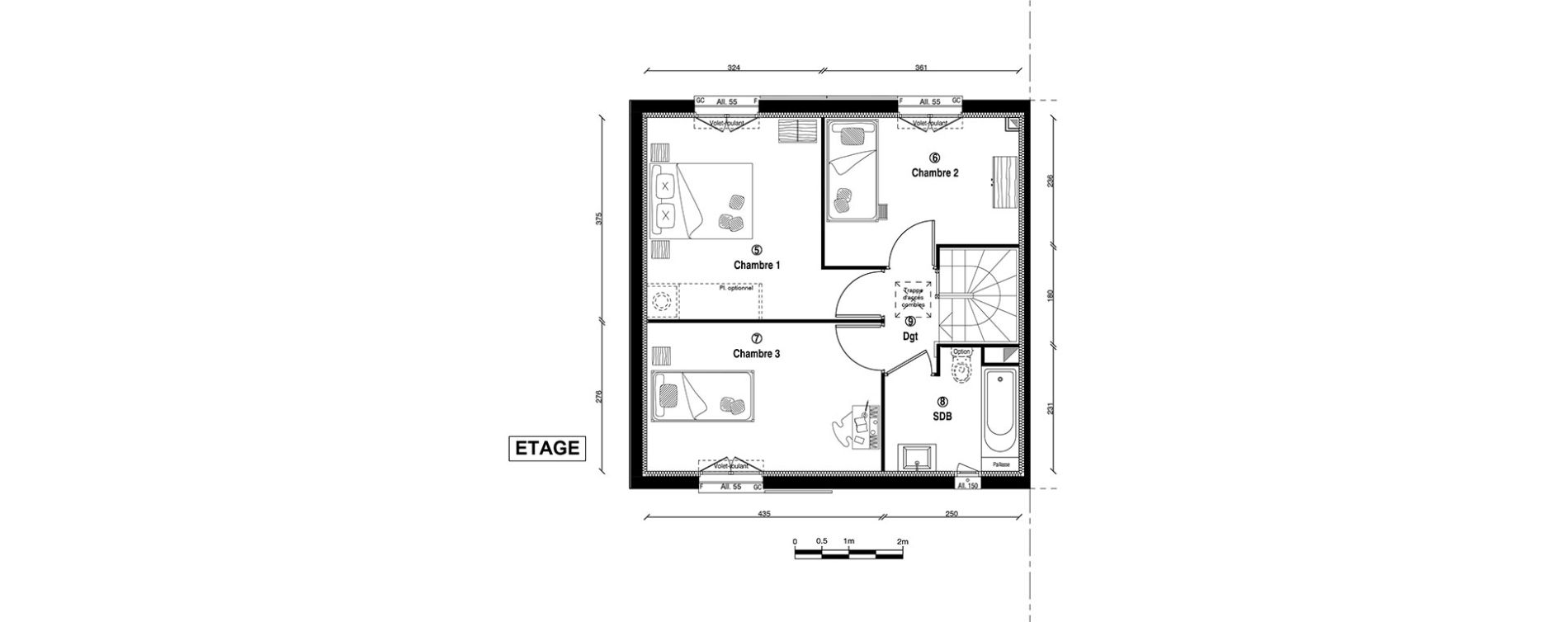 Maison T4 de 83,30 m2 &agrave; Ballainvilliers Centre