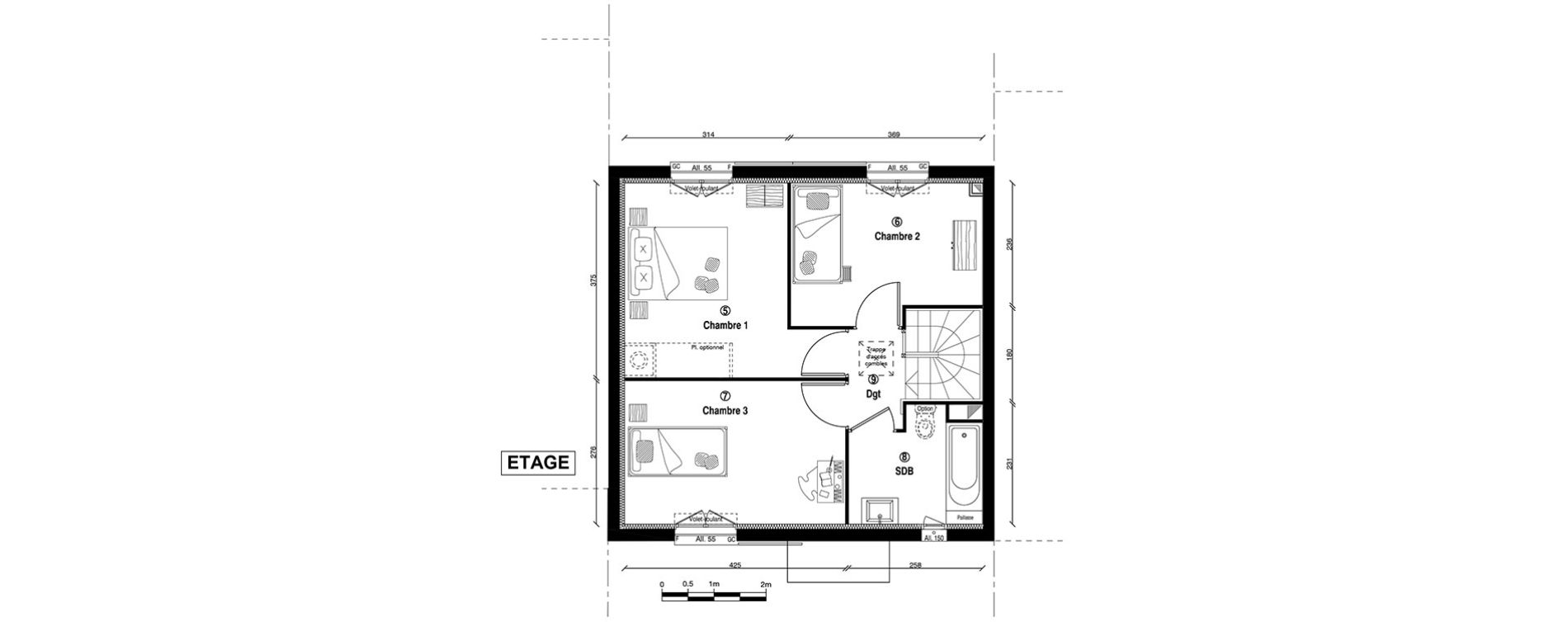 Maison T4 de 83,00 m2 &agrave; Ballainvilliers Centre