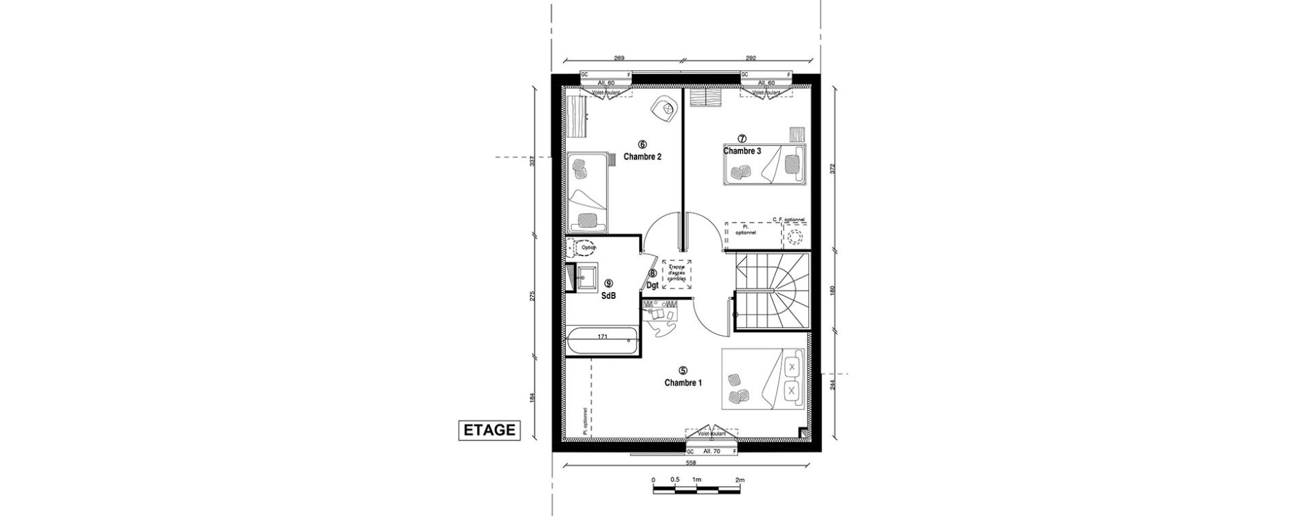 Maison T4 de 83,70 m2 &agrave; Ballainvilliers Centre