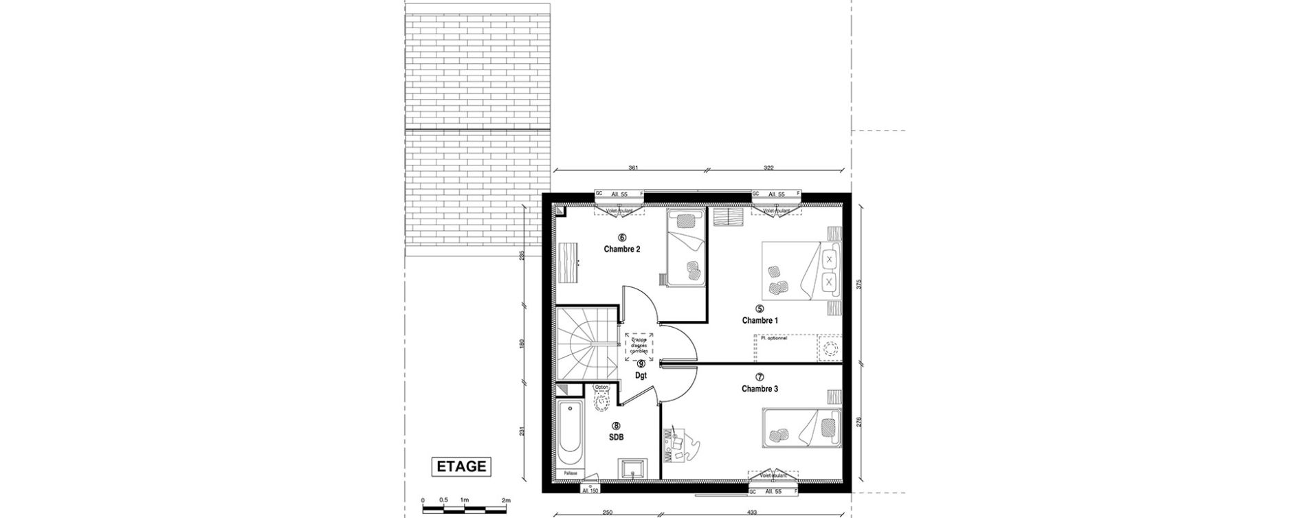 Maison T4 de 83,30 m2 &agrave; Ballainvilliers Centre