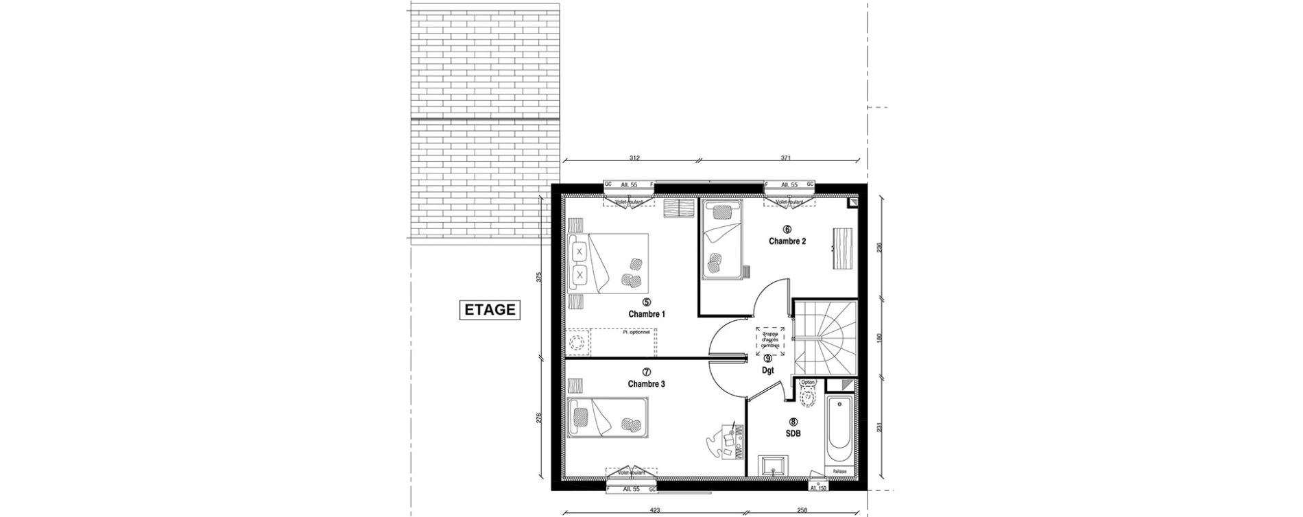 Maison T4 de 82,70 m2 &agrave; Ballainvilliers Centre