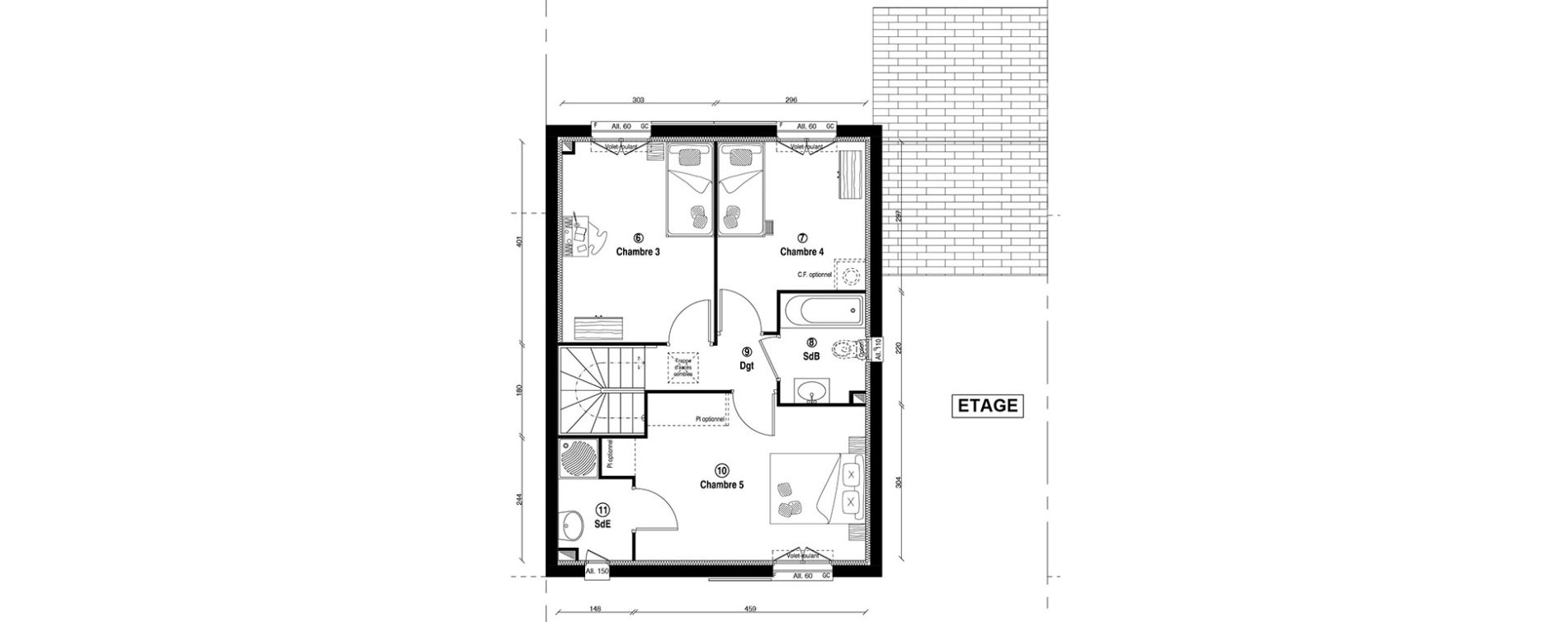 Maison T5 de 93,90 m2 &agrave; Ballainvilliers Centre