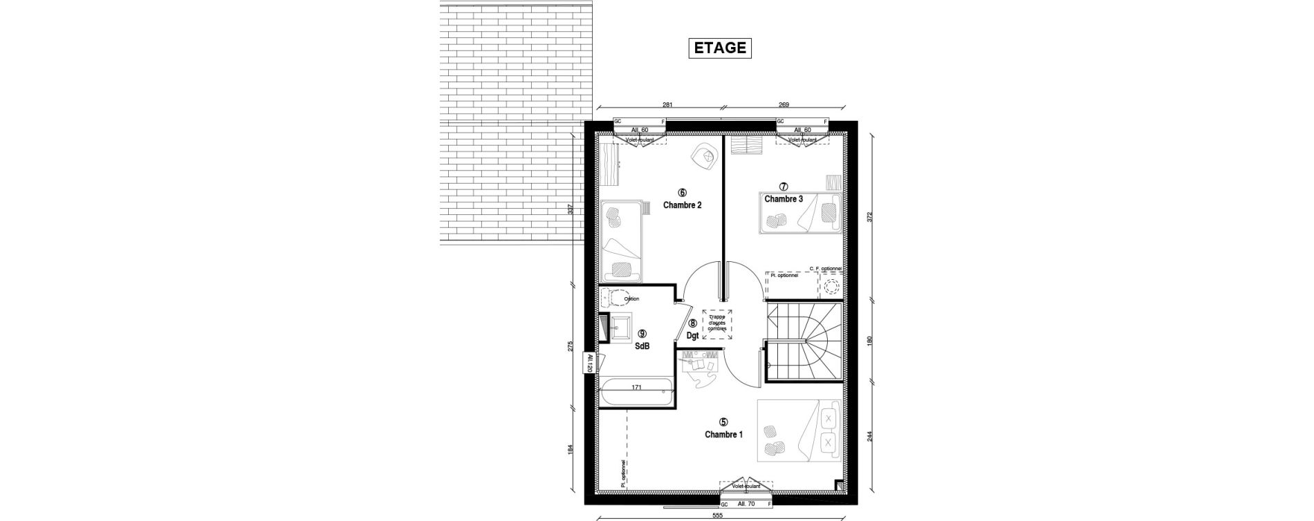 Maison T4 de 82,00 m2 &agrave; Ballainvilliers Centre