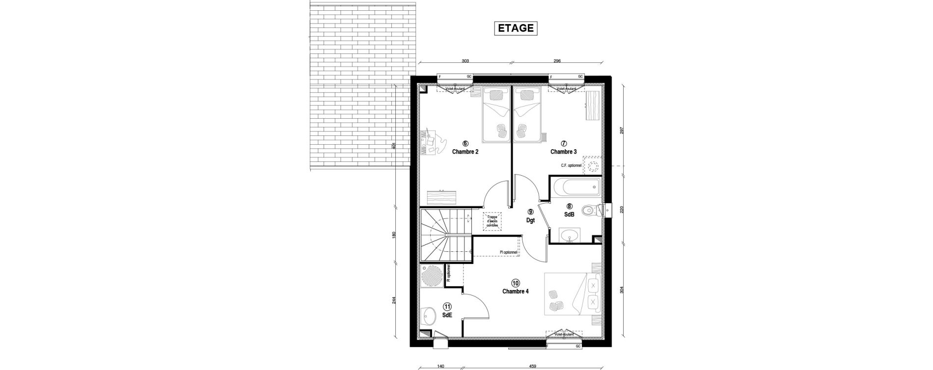 Maison T5 de 93,00 m2 &agrave; Ballainvilliers Centre