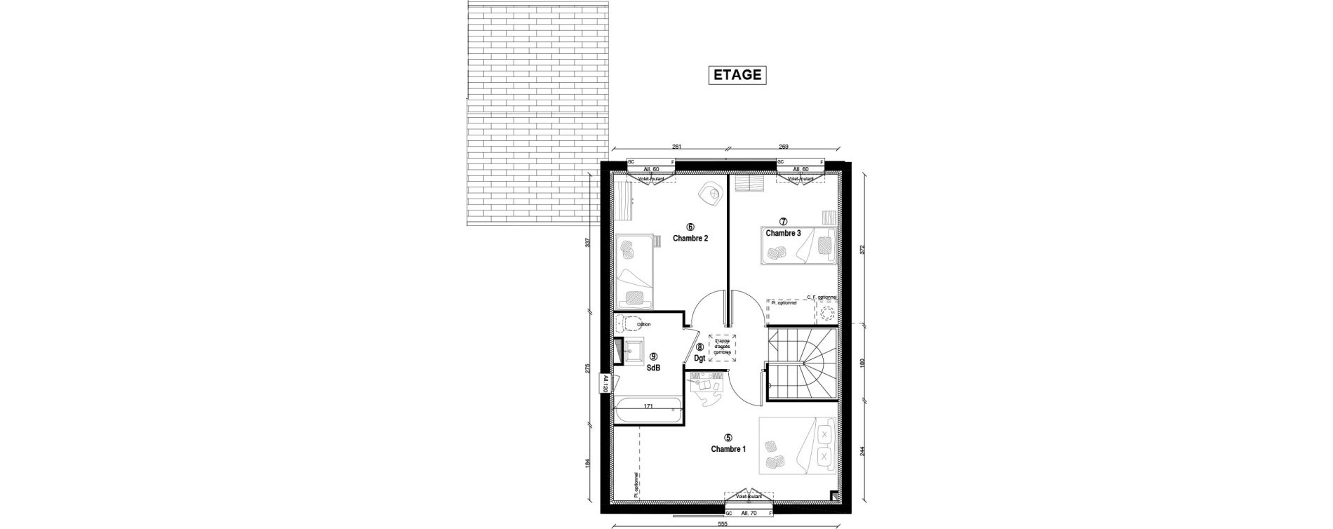 Maison T4 de 82,00 m2 &agrave; Ballainvilliers Centre