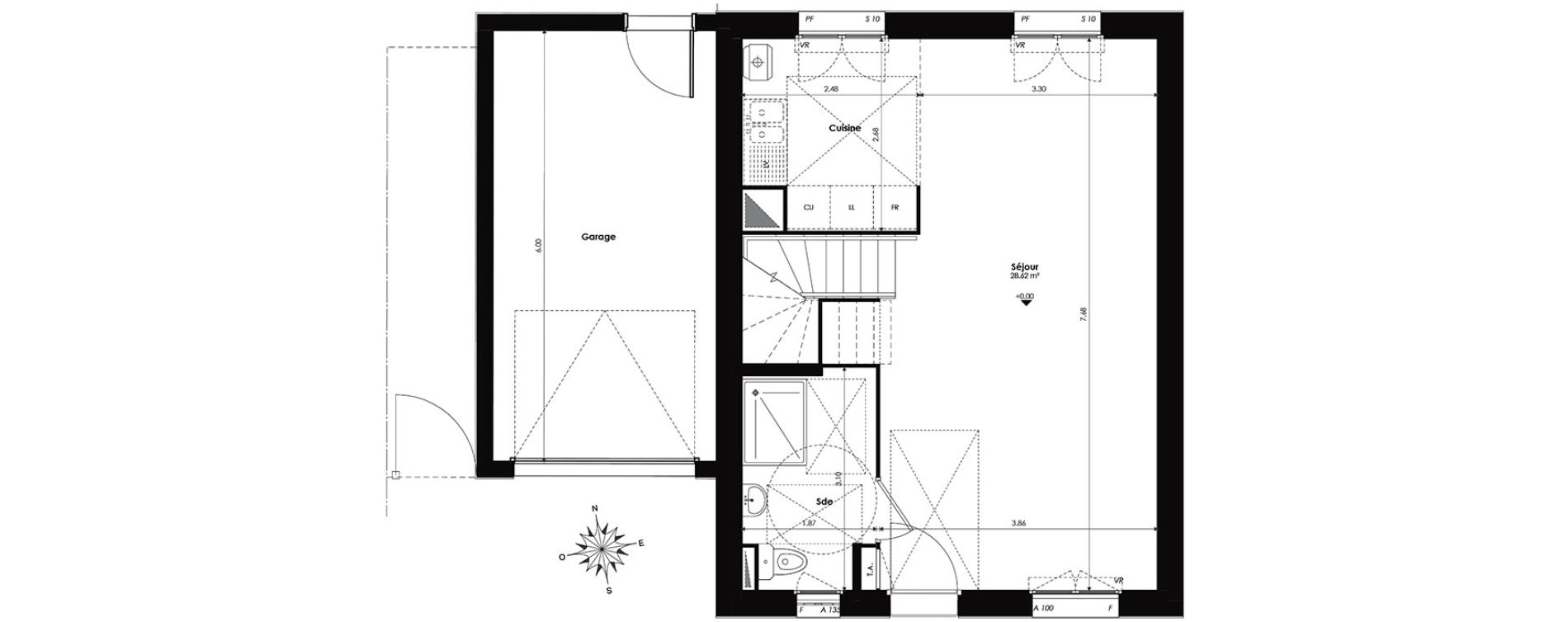 Maison T4 de 80,14 m2 &agrave; Ballancourt-Sur-Essonne Centre