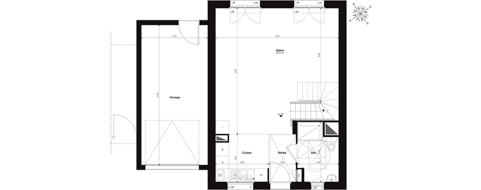 Maison T4 de 85,73 m2 &agrave; Ballancourt-Sur-Essonne Centre