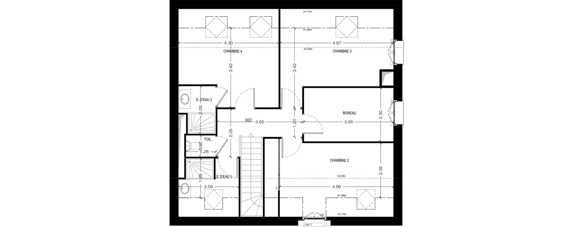 Maison T6 de 141,36 m2 &agrave; Bi&egrave;vres Centre