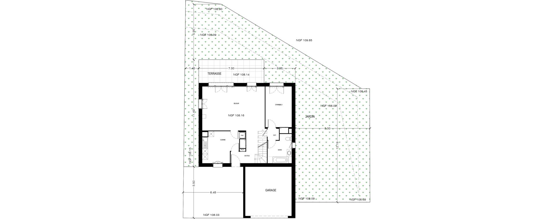 Maison T6 de 141,43 m2 &agrave; Bi&egrave;vres Centre