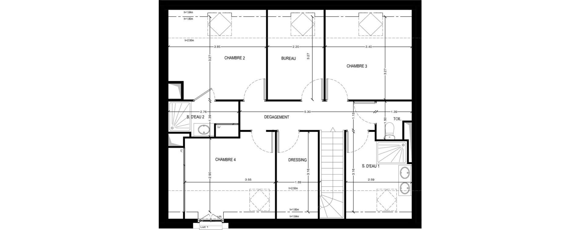 Maison T6 de 141,43 m2 &agrave; Bi&egrave;vres Centre