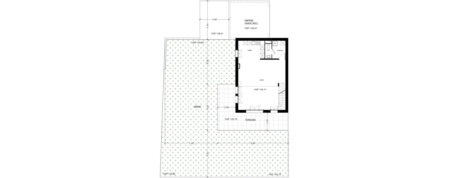 Maison T5 de 143,77 m2 &agrave; Bi&egrave;vres Centre