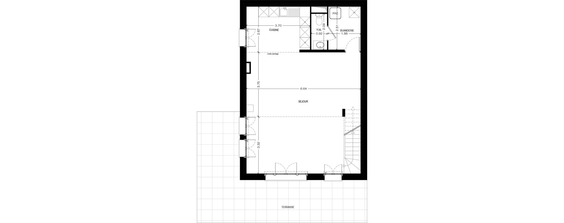 Maison T5 de 143,77 m2 &agrave; Bi&egrave;vres Centre