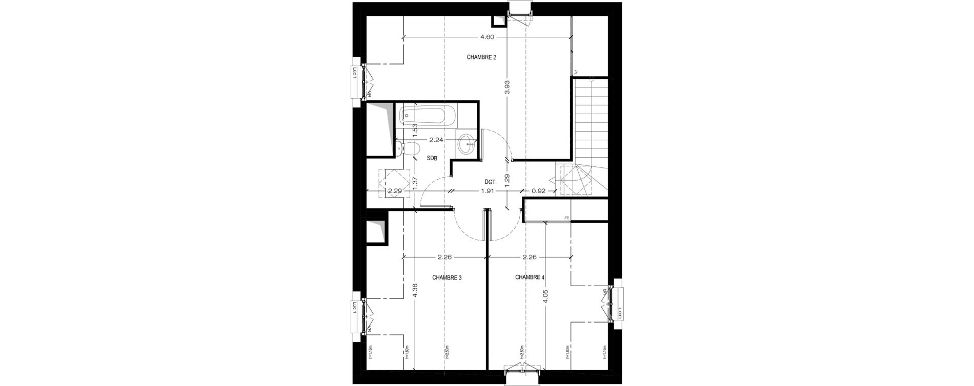 Maison T5 de 143,77 m2 &agrave; Bi&egrave;vres Centre