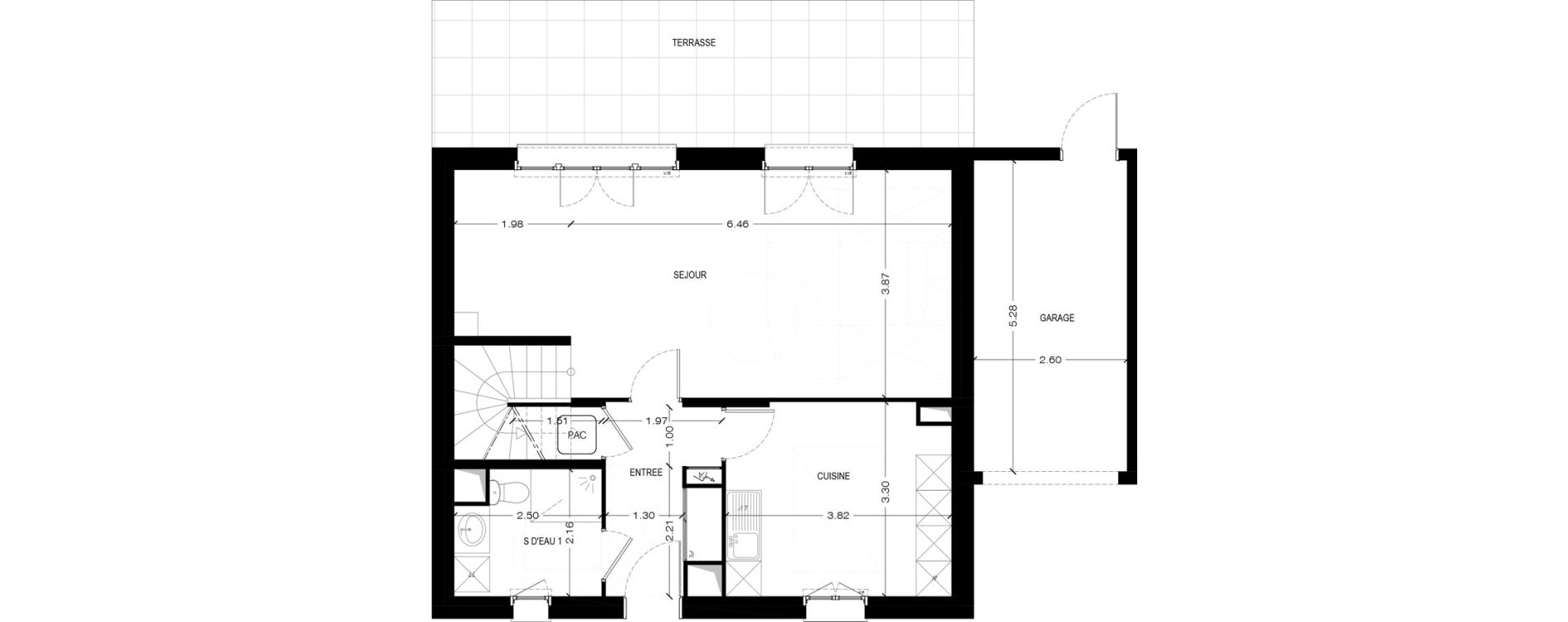 Maison T5 de 137,27 m2 &agrave; Bi&egrave;vres Centre