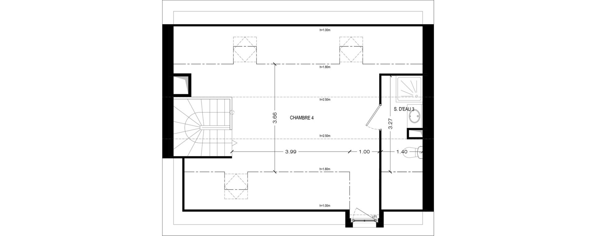 Maison T5 de 137,27 m2 &agrave; Bi&egrave;vres Centre