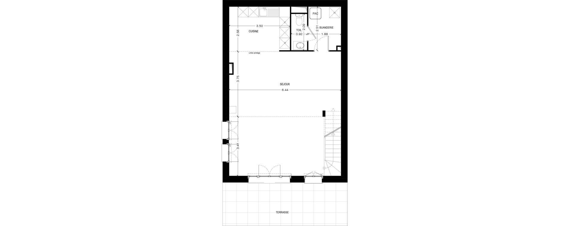 Maison T5 de 143,23 m2 &agrave; Bi&egrave;vres Centre