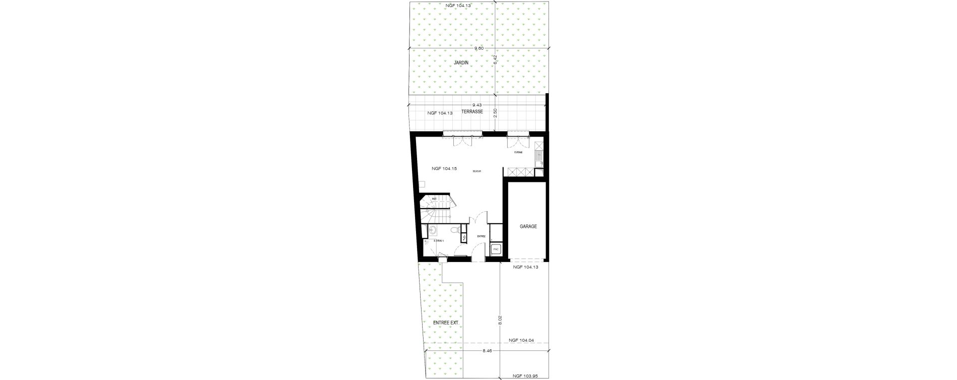 Maison T6 de 141,53 m2 &agrave; Bi&egrave;vres Centre