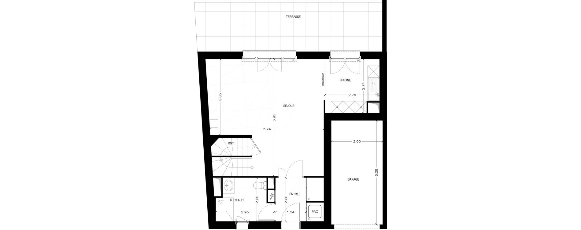 Maison T6 de 141,53 m2 &agrave; Bi&egrave;vres Centre