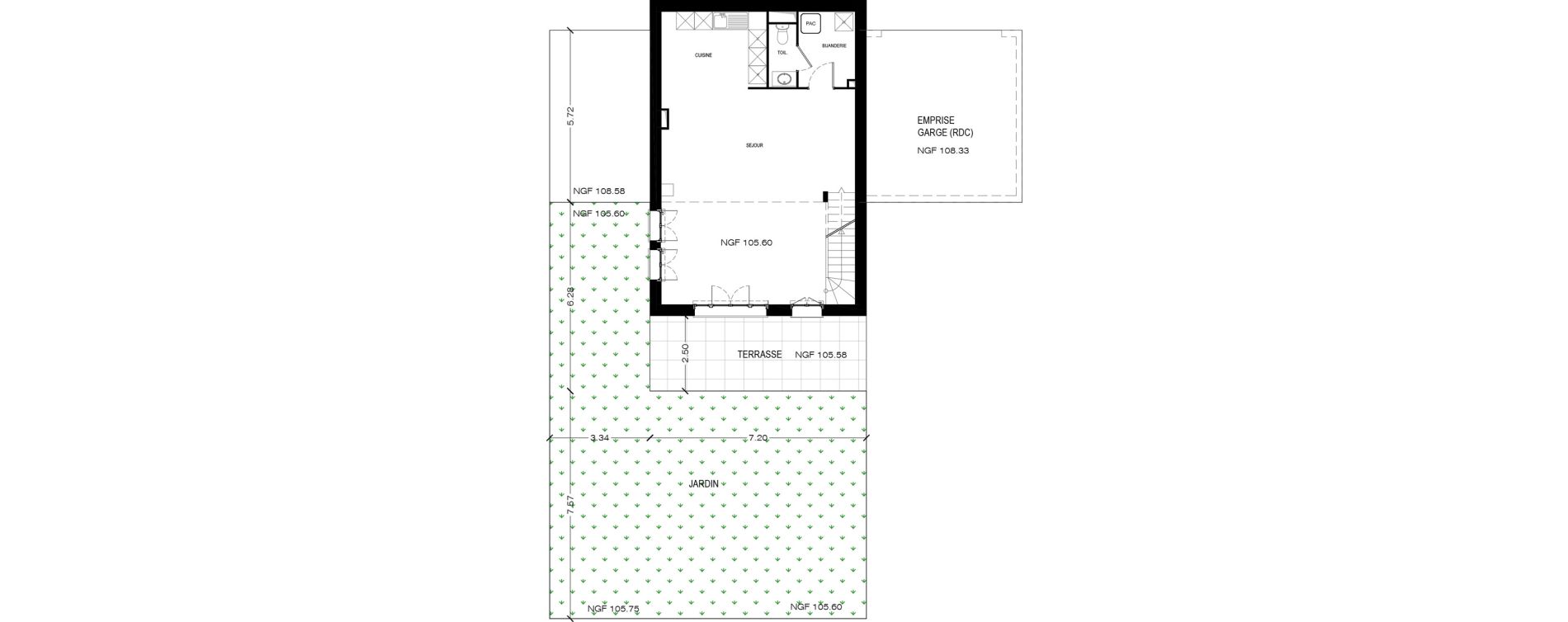 Maison T5 de 143,23 m2 &agrave; Bi&egrave;vres Centre