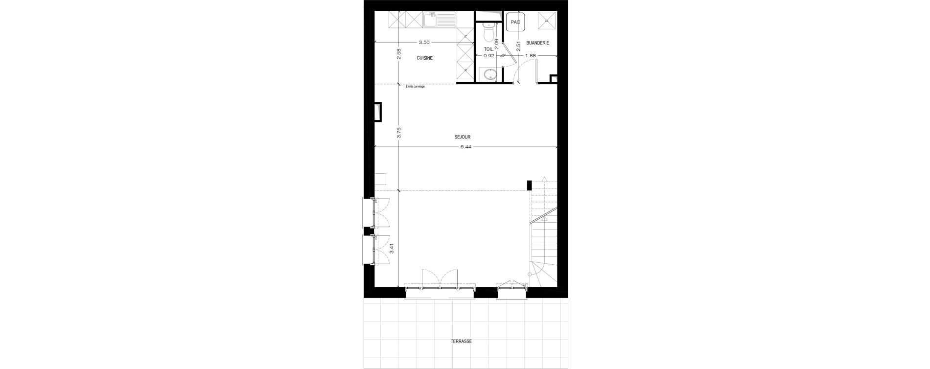 Maison T5 de 143,23 m2 &agrave; Bi&egrave;vres Centre