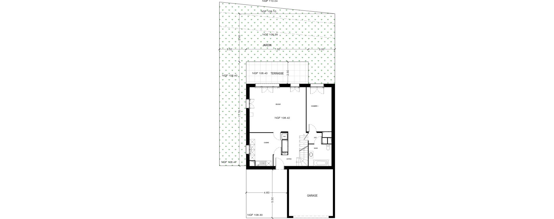 Maison T6 de 141,36 m2 &agrave; Bi&egrave;vres Centre