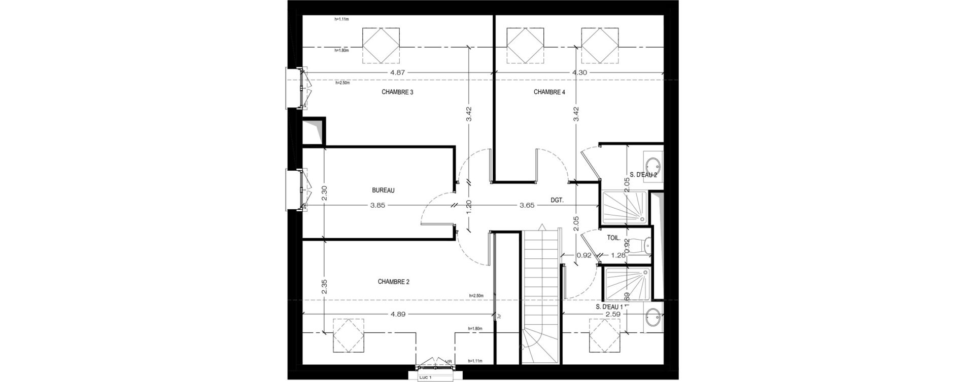 Maison T6 de 141,36 m2 &agrave; Bi&egrave;vres Centre