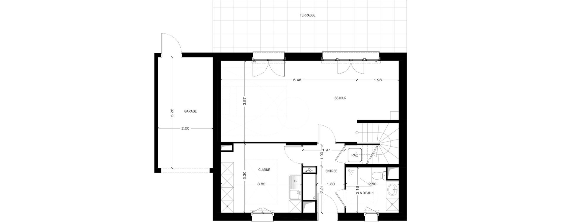 Maison T5 de 137,27 m2 &agrave; Bi&egrave;vres Centre