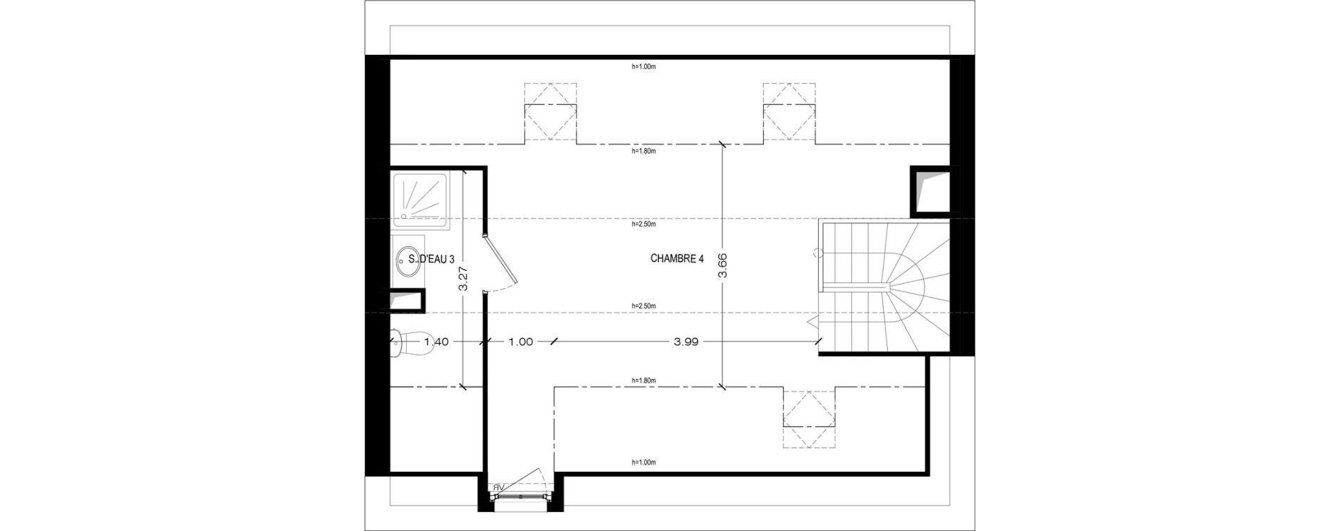 Maison T5 de 137,27 m2 &agrave; Bi&egrave;vres Centre