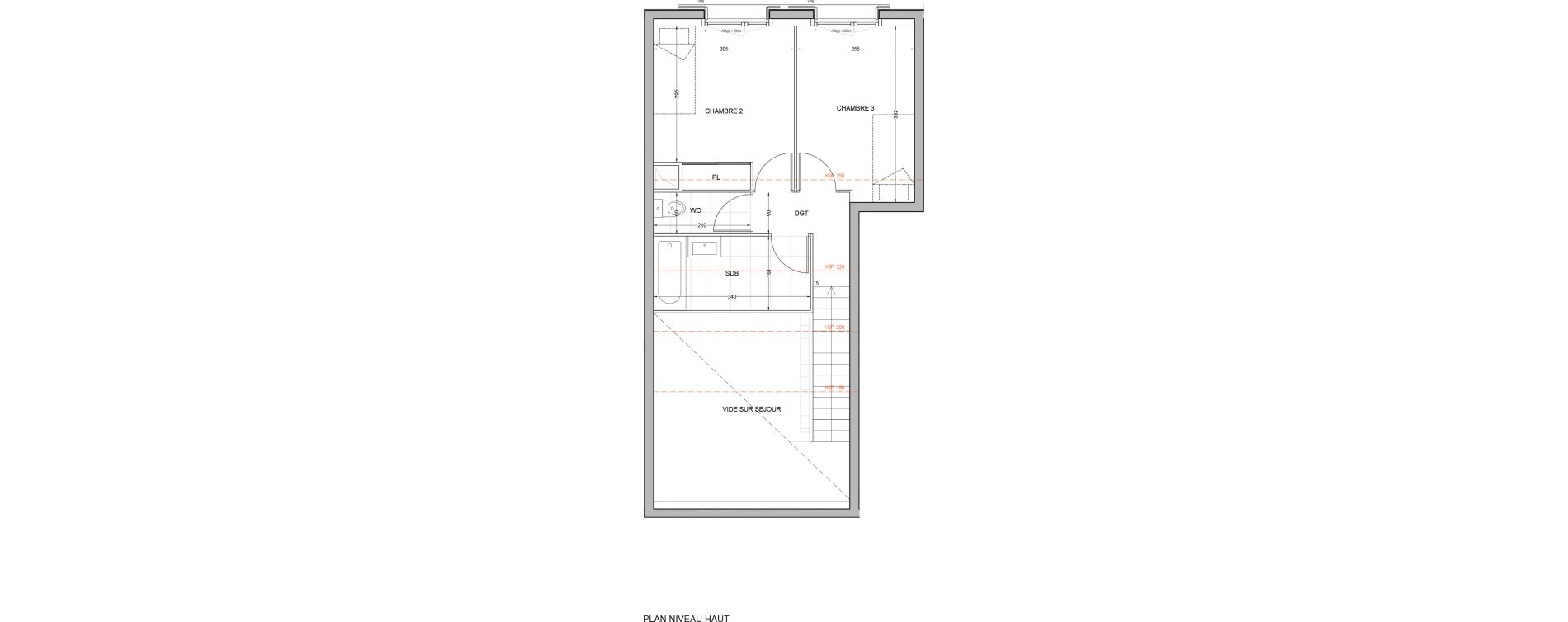 Duplex T4 de 74,05 m2 &agrave; Br&eacute;tigny-Sur-Orge Carouge joncs marins