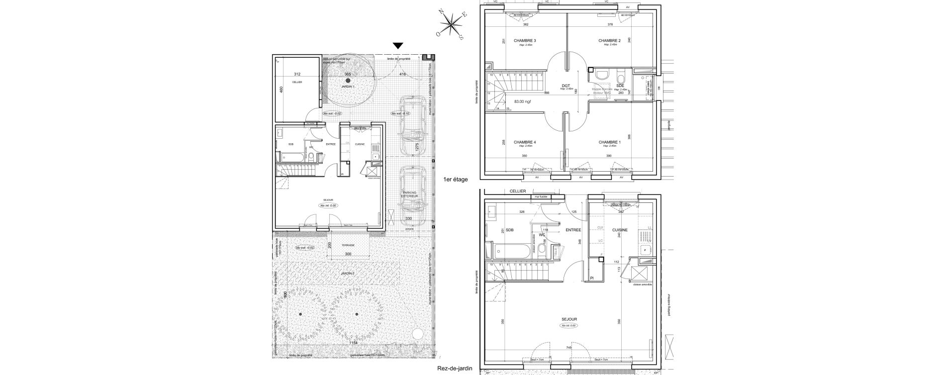 Maison T5 de 95,50 m2 &agrave; Br&eacute;tigny-Sur-Orge Clause-bois badeau