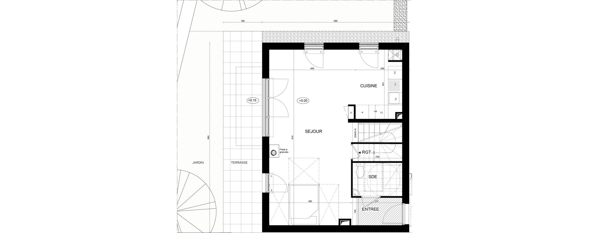 Maison T4 de 89,75 m2 &agrave; Brunoy Les bords de l'yerres