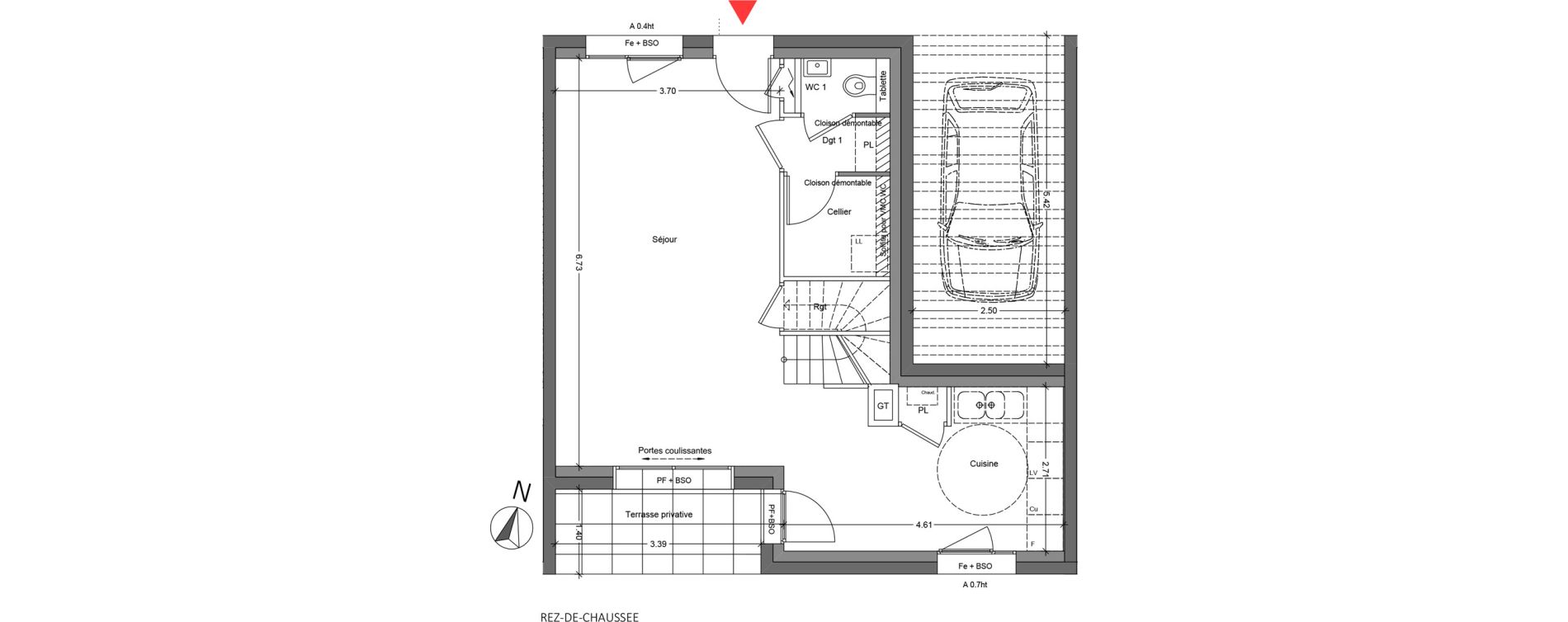 Maison T4 de 83,28 m2 &agrave; Bruy&egrave;res-Le-Ch&acirc;tel La croix de l'orme