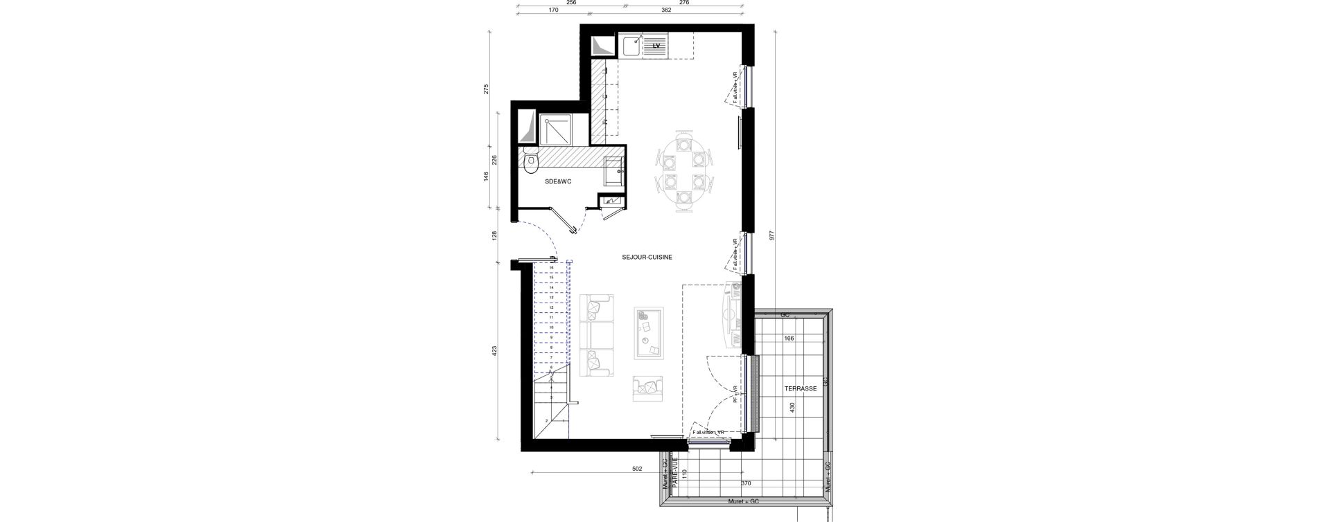 Duplex T5 de 99,50 m2 &agrave; Corbeil-Essonnes Centre