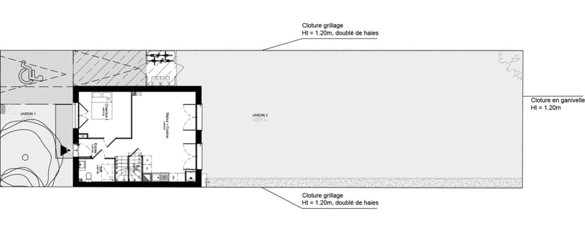 Maison T5 de 88,20 m2 &agrave; Courcouronnes Centre