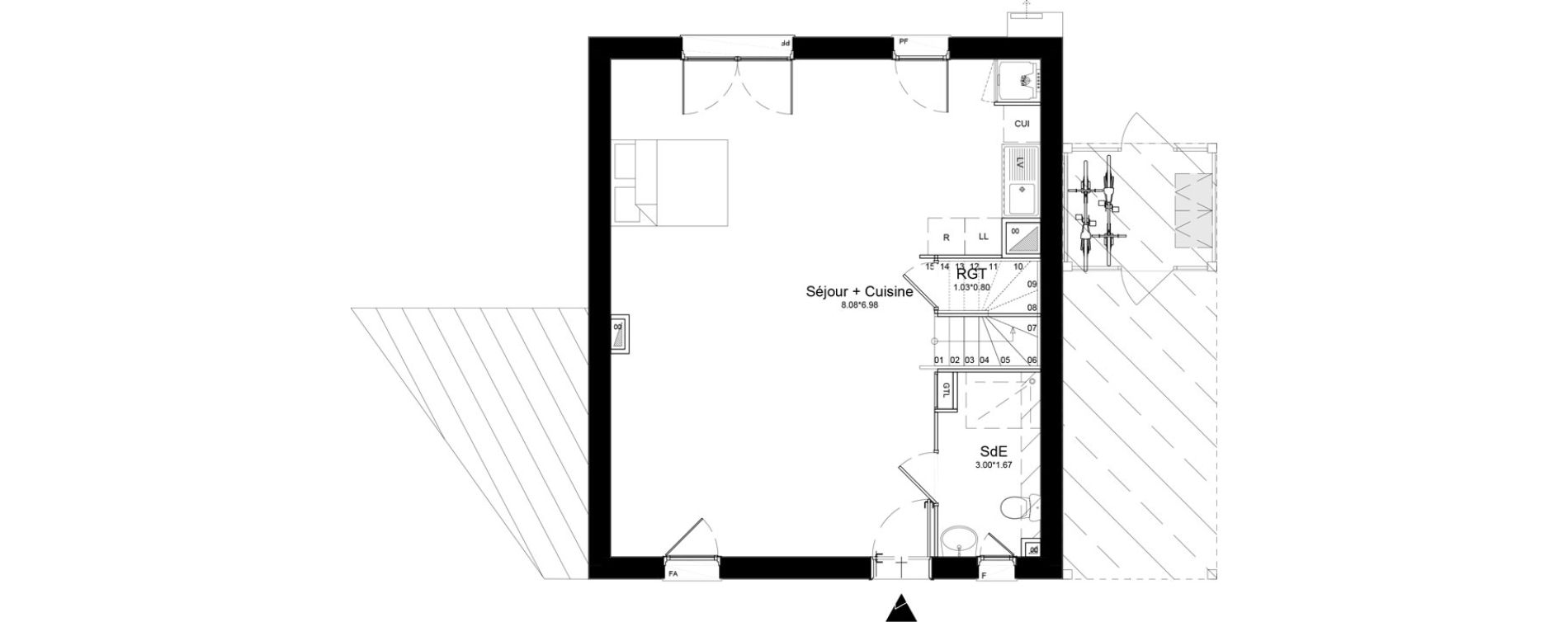 Maison T6 de 151,02 m2 &agrave; Courcouronnes Centre