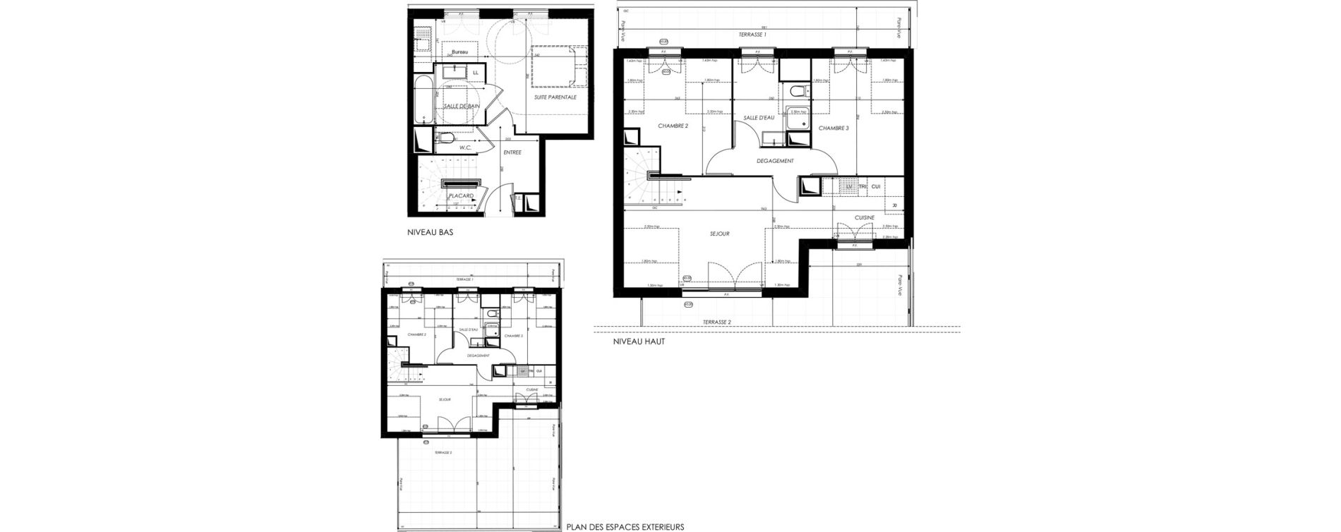 Duplex T4 de 83,81 m2 &agrave; Crosne Centre