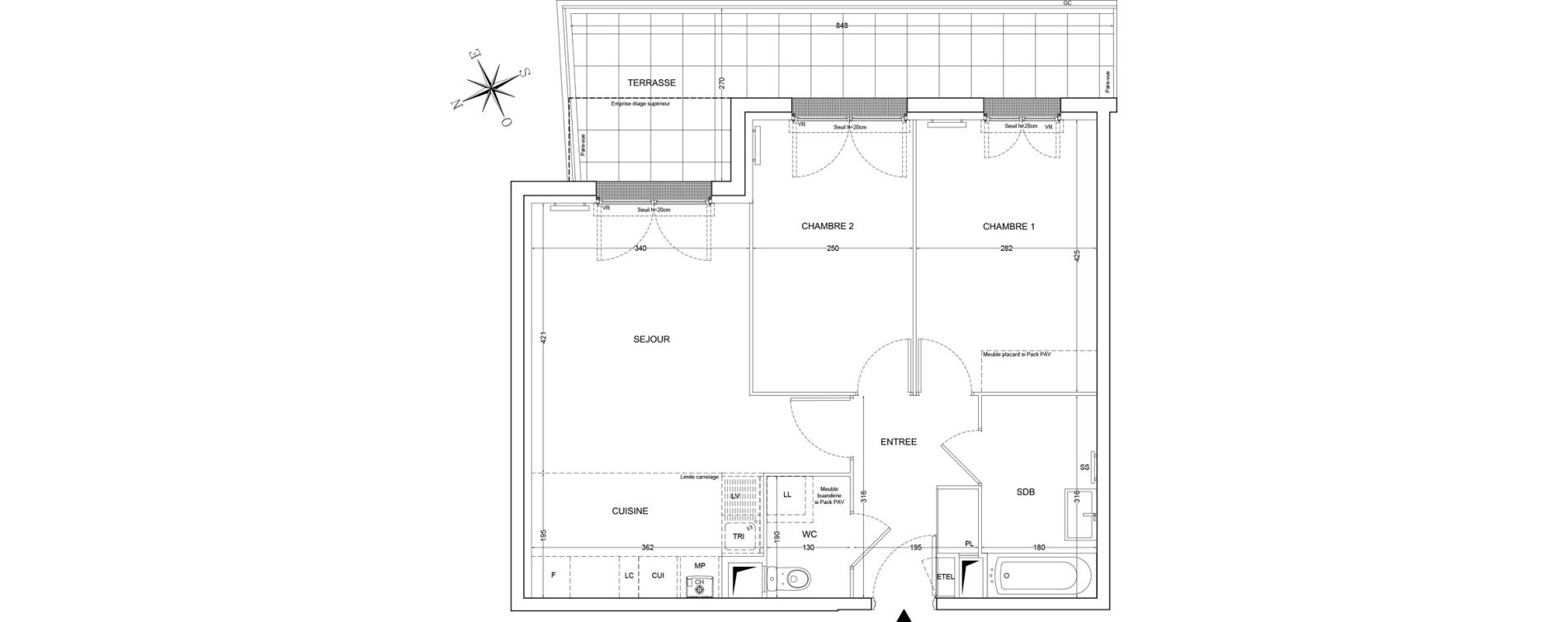 Appartement T3 de 59,20 m2 &agrave; Draveil Centre