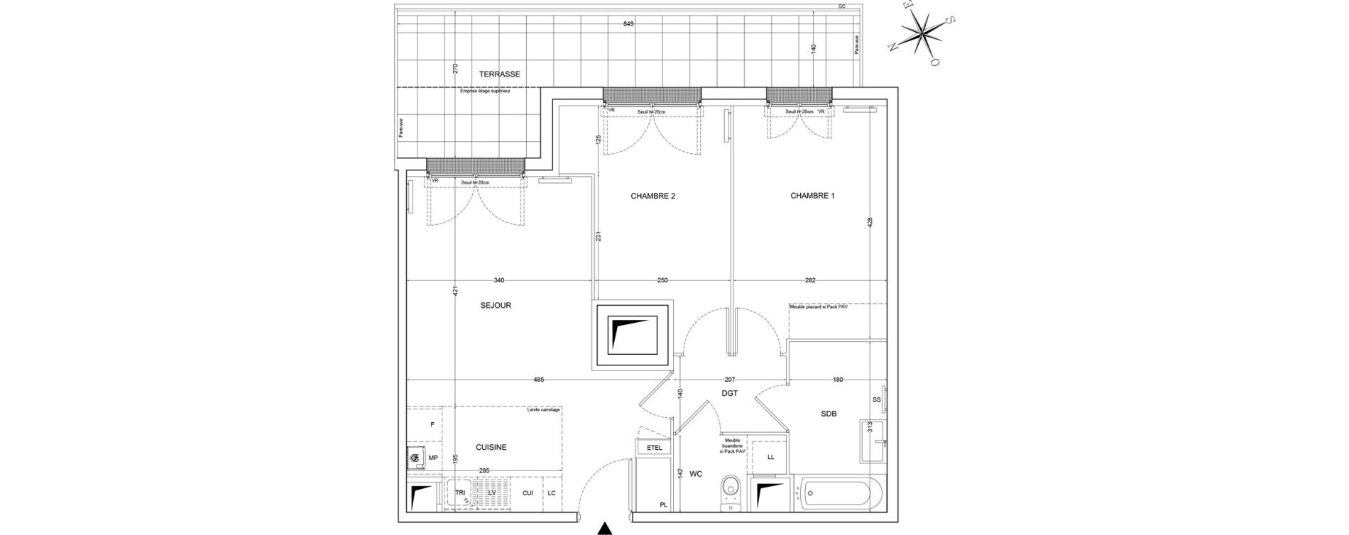 Appartement T3 de 58,01 m2 &agrave; Draveil Centre