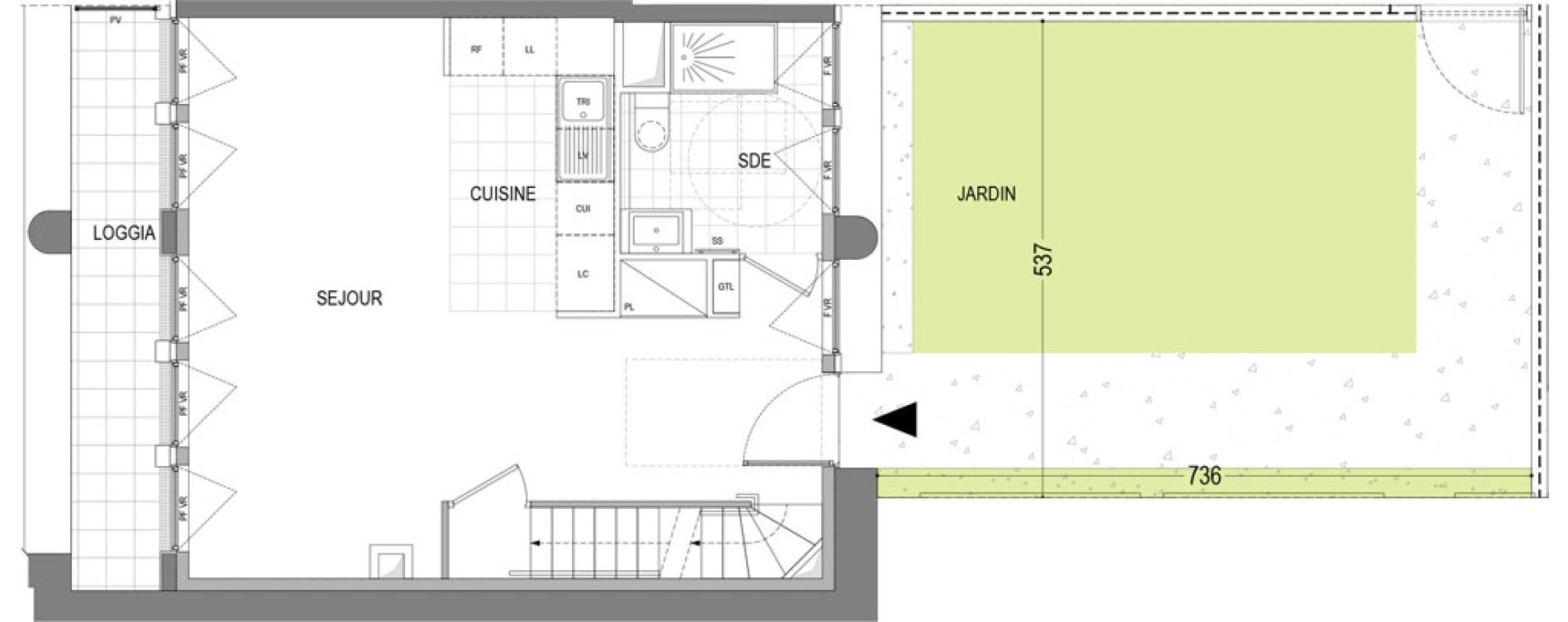 Appartement T4 de 88,64 m2 &agrave; Draveil Centre