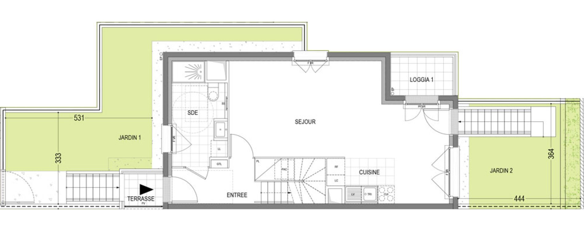 Appartement T4 de 86,95 m2 &agrave; Draveil Centre