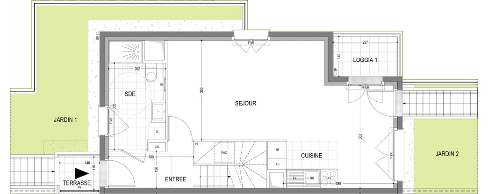 Appartement T4 de 86,95 m2 &agrave; Draveil Centre